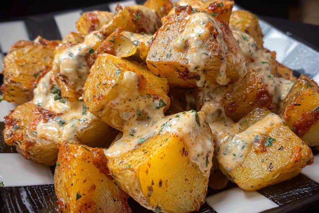 Crockpot Garlic Parmesan Chicken and Potatoes 3 Crockpot Garlic Parmesan Chicken and Potatoes