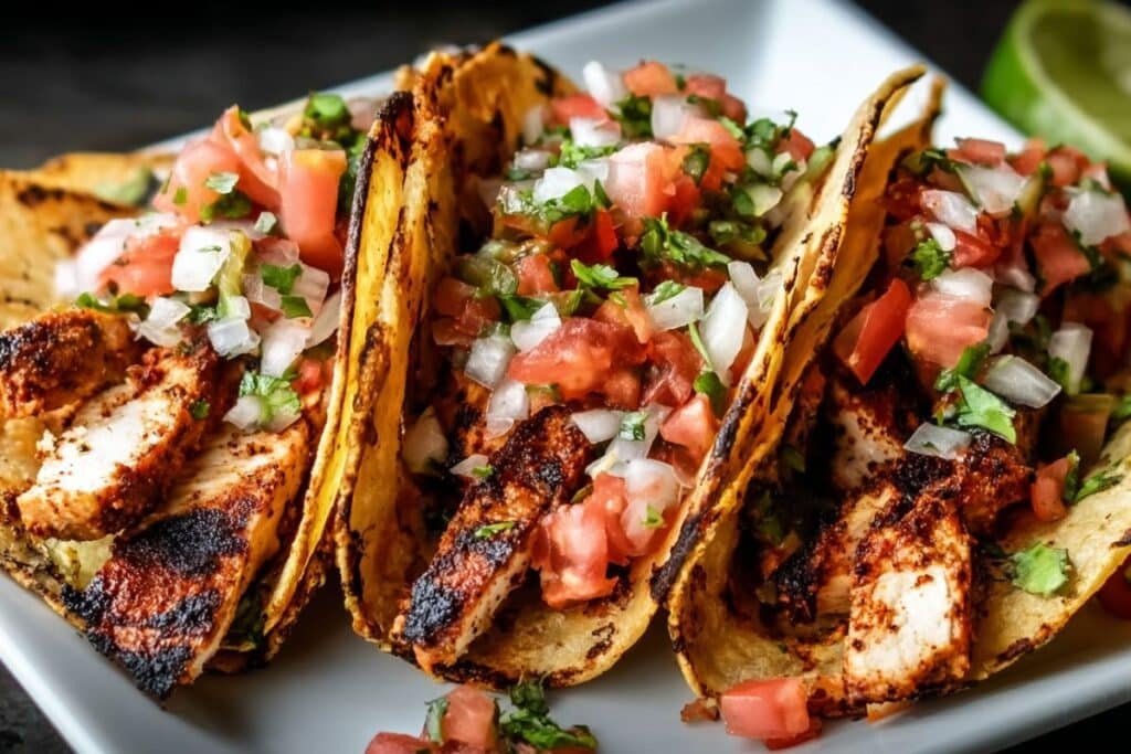 Grilled Chicken Street Tacos