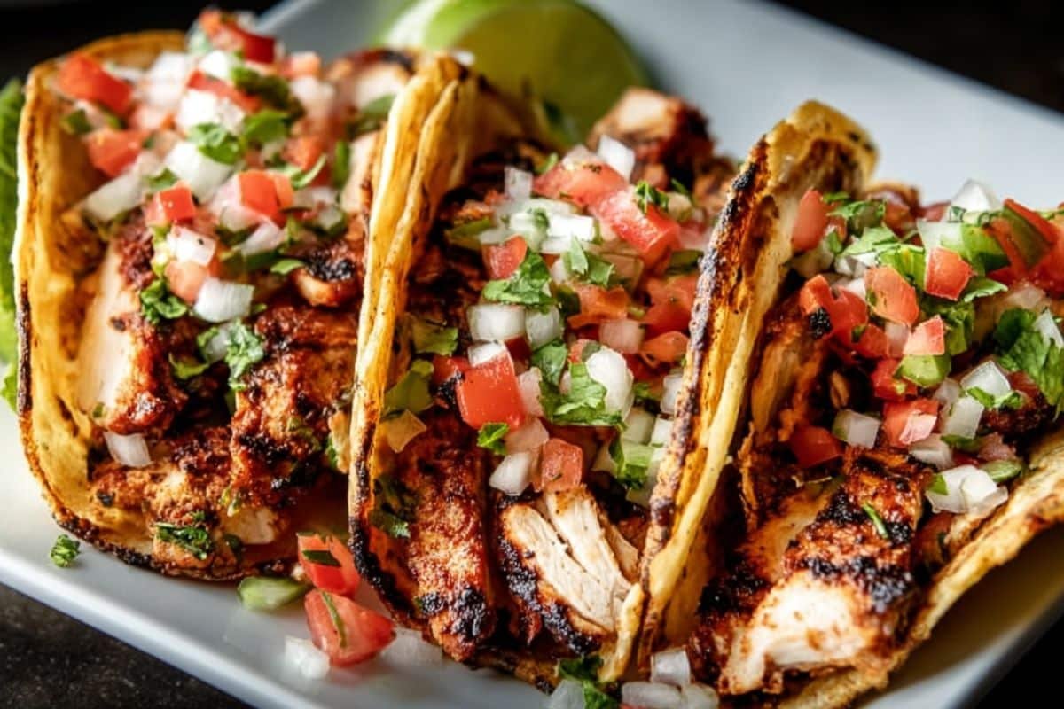 Grilled Chicken Street Tacos