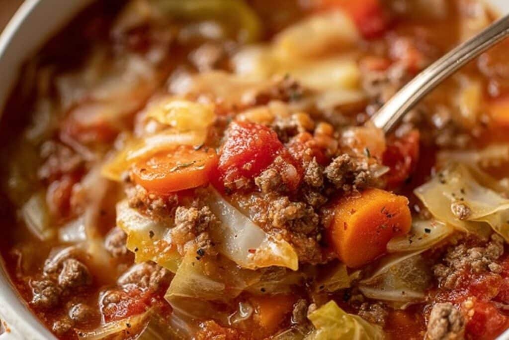 Ground Beef Cabbage Soup Recipe 3 Ground Beef Cabbage Soup