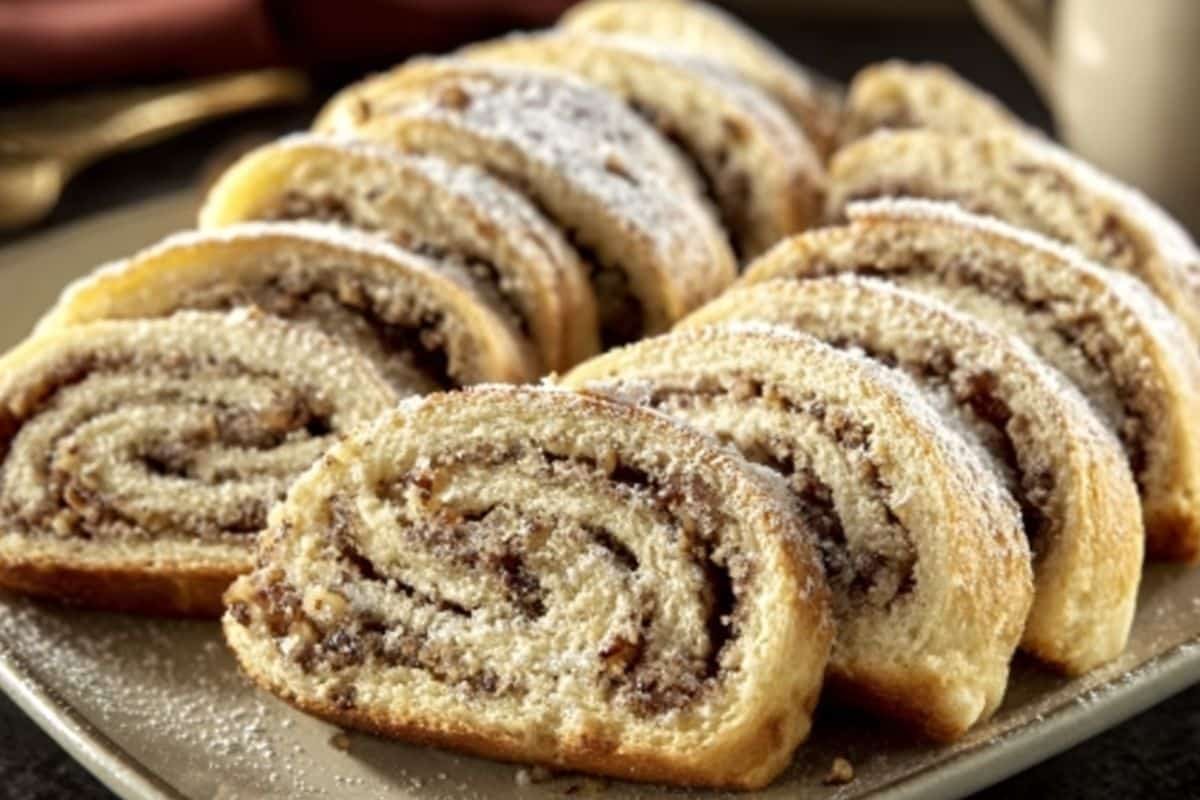 Italian Nut Roll Cookies