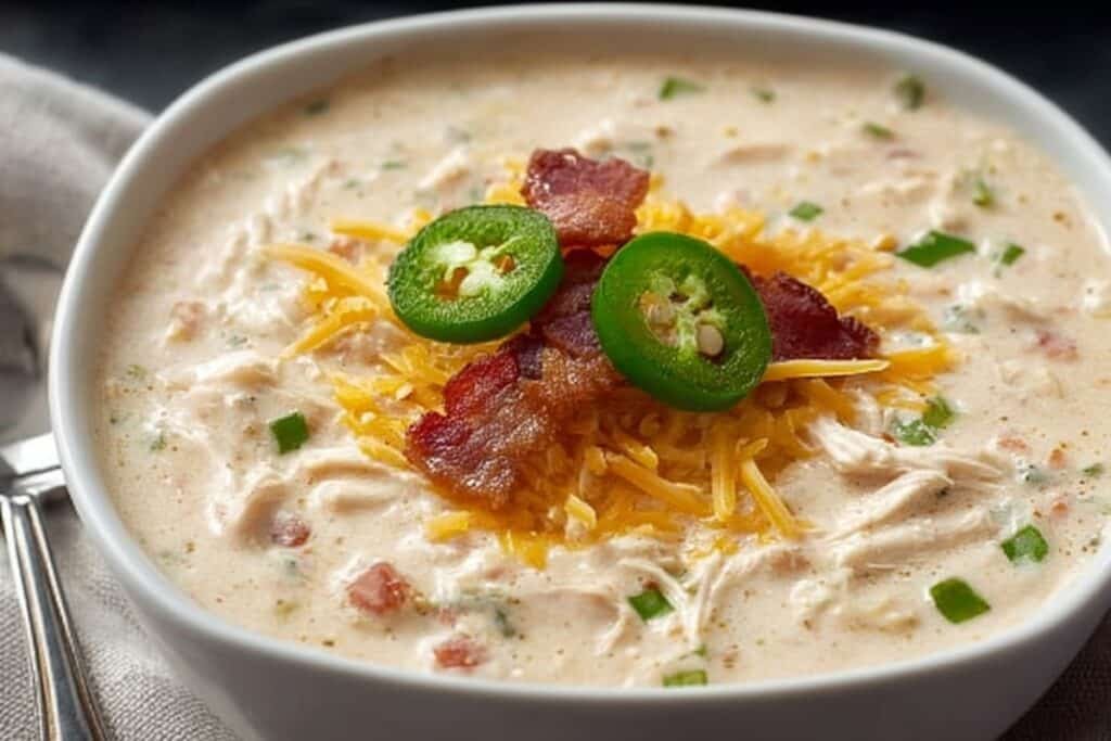 Jalapeño Popper Chicken Soup