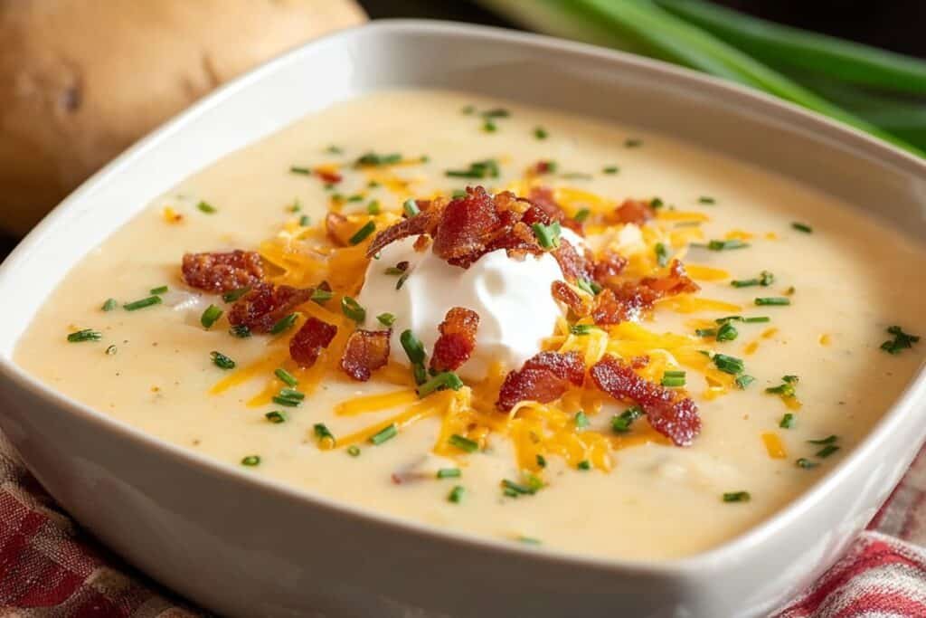 Loaded Baked Potato Soup 3 Loaded Baked Potato Soup