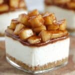 No-Bake Apple Cinnamon Cheesecakes recipe
