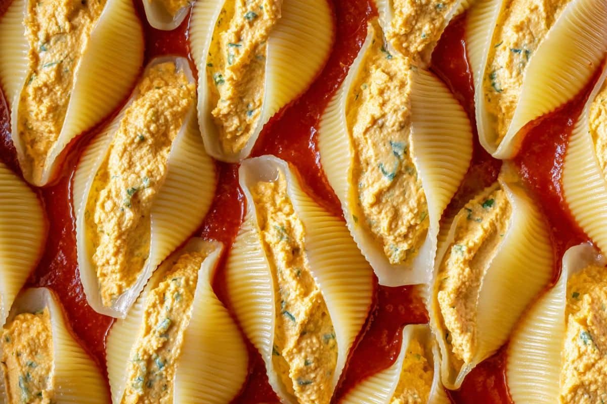 Pumpkin Ricotta Stuffed Shells