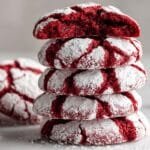 Red Velvet Crinkle Cookies recipe