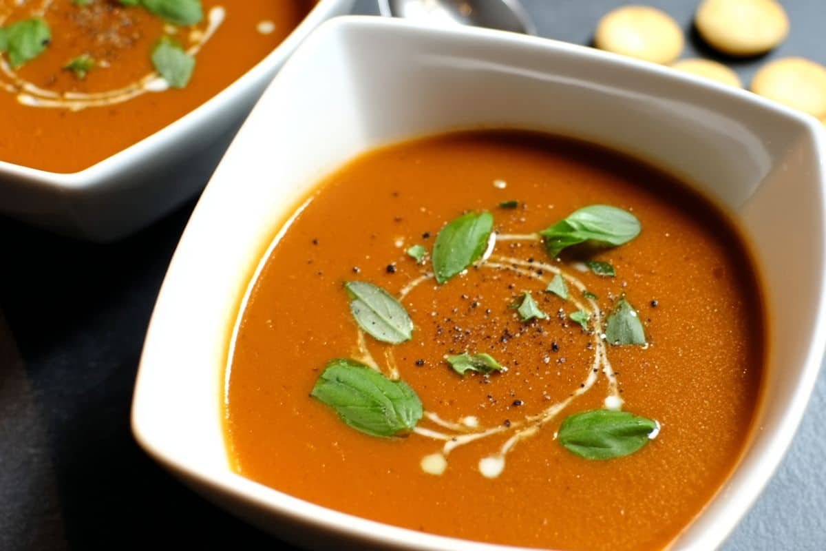 Roasted Tomato Pumpkin Soup