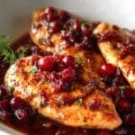 Skillet Orange Cranberry Chicken recipe