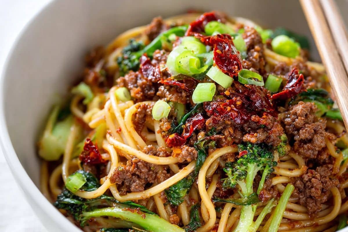 Sticky Beef Noodles
