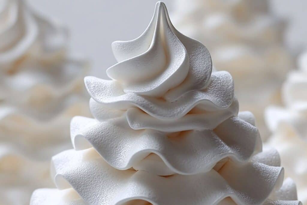 Tree Meringue Cookies 3 Tree Meringue Cookies