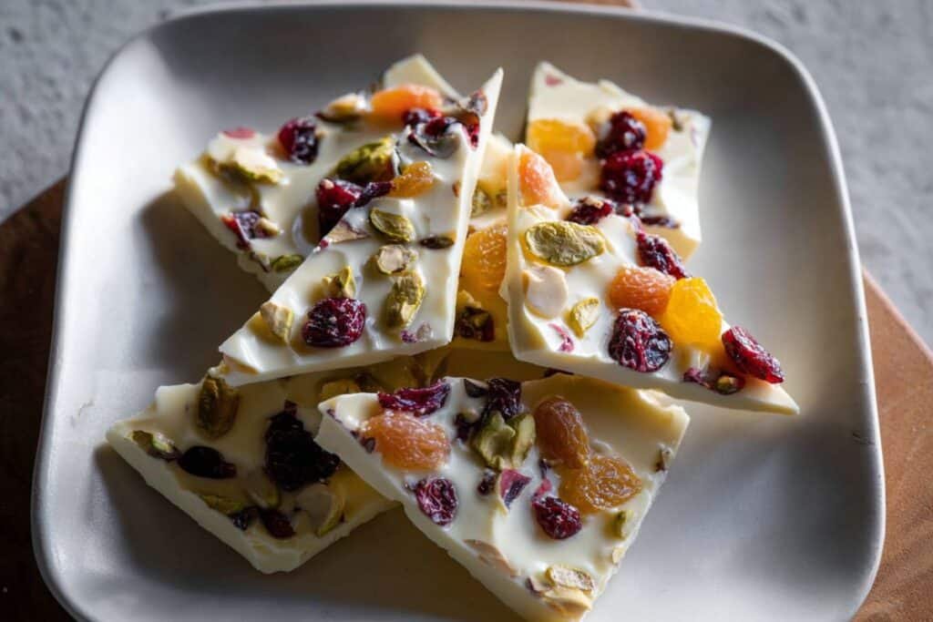 White Chocolate Bark 3 White Chocolate Bark