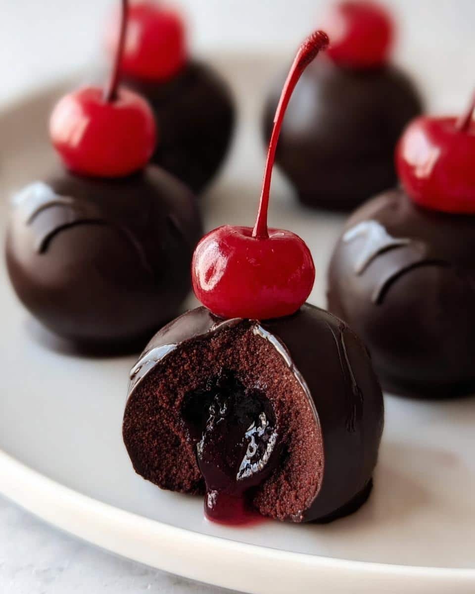 Irresistible Chocolate Cherry Bombs 5 Chocolate Cherry Bombs - detail 1