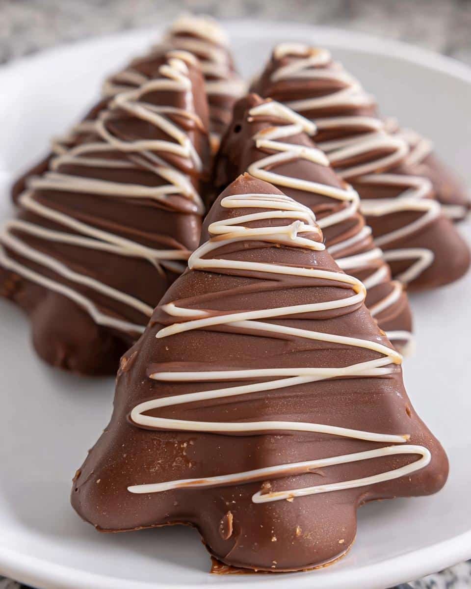 Chocolate Peanut Butter Christmas Trees in 30 Minutes 5 Chocolate Peanut Butter Christmas Trees - detail 2