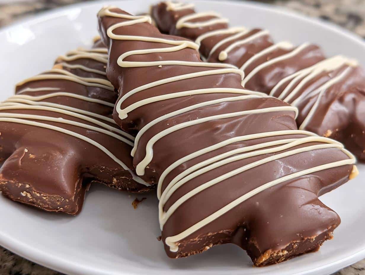 Chocolate Peanut Butter Christmas Trees in 30 Minutes
