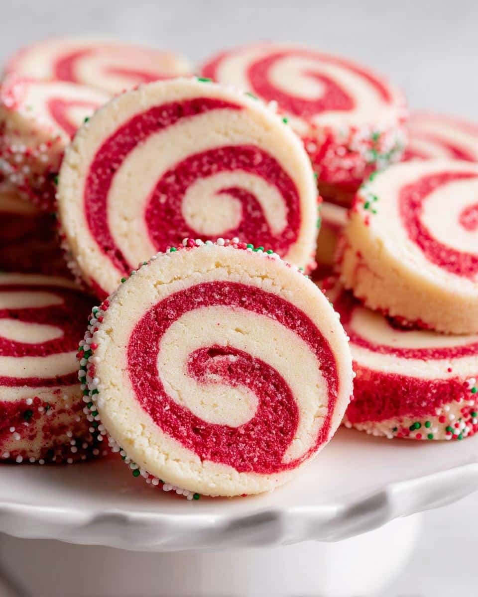 Magical Christmas Pinwheel Cookies in 5 Easy Steps 4 Christmas Pinwheel Cookies - detail 1