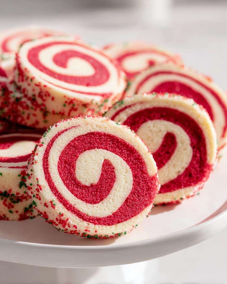 Magical Christmas Pinwheel Cookies in 5 Easy Steps 5 Christmas Pinwheel Cookies - detail 2