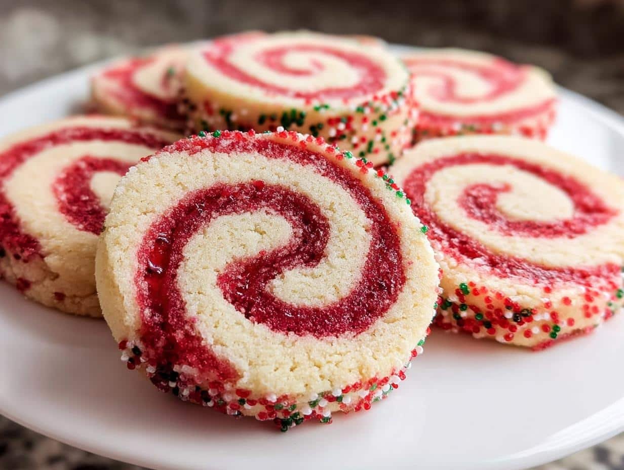 Magical Christmas Pinwheel Cookies in 5 Easy Steps