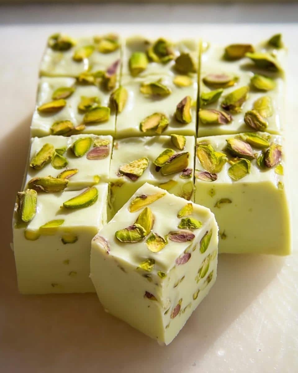 10-Minute Creamy Pistachio Fudge - Irresistible Magic 4 Creamy Pistachio Fudge - detail 1