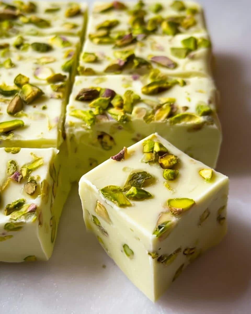 10-Minute Creamy Pistachio Fudge - Irresistible Magic 5 Creamy Pistachio Fudge - detail 2