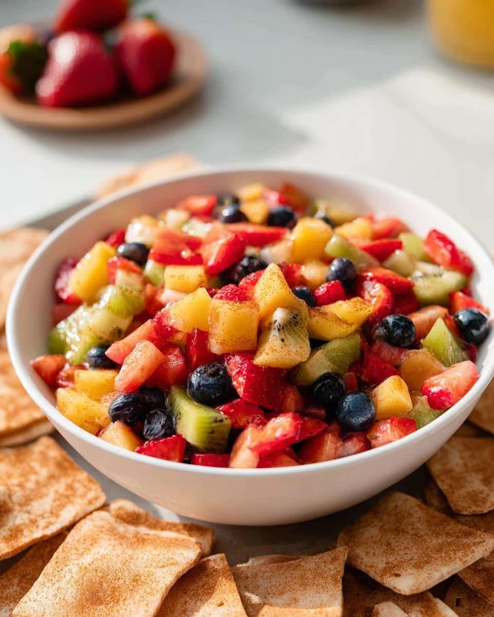 30-Minute Fruit Salsa with Cinnamon Chips 4 Fruit Salsa with Cinnamon Chips - detail 1