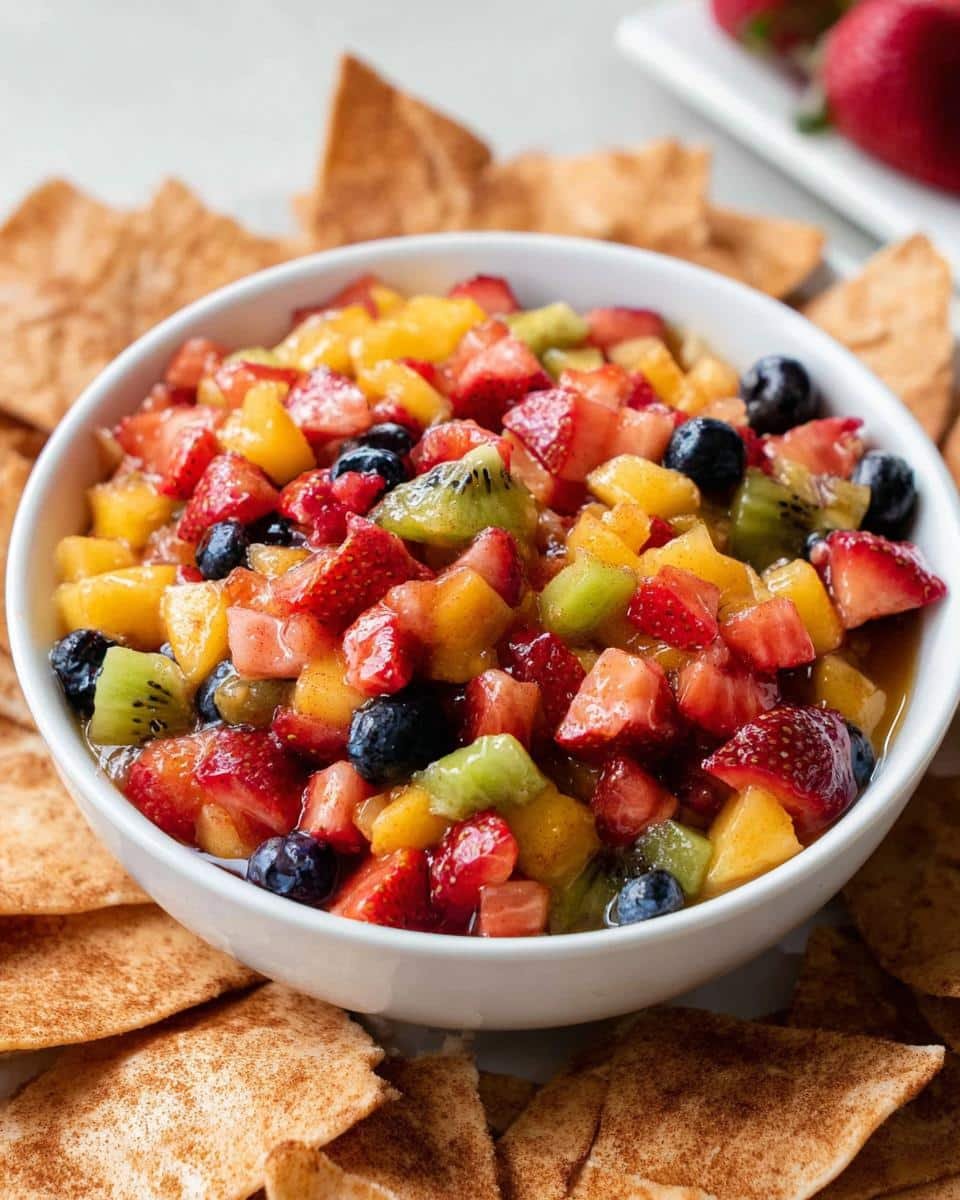 30-Minute Fruit Salsa with Cinnamon Chips 5 Fruit Salsa with Cinnamon Chips - detail 2
