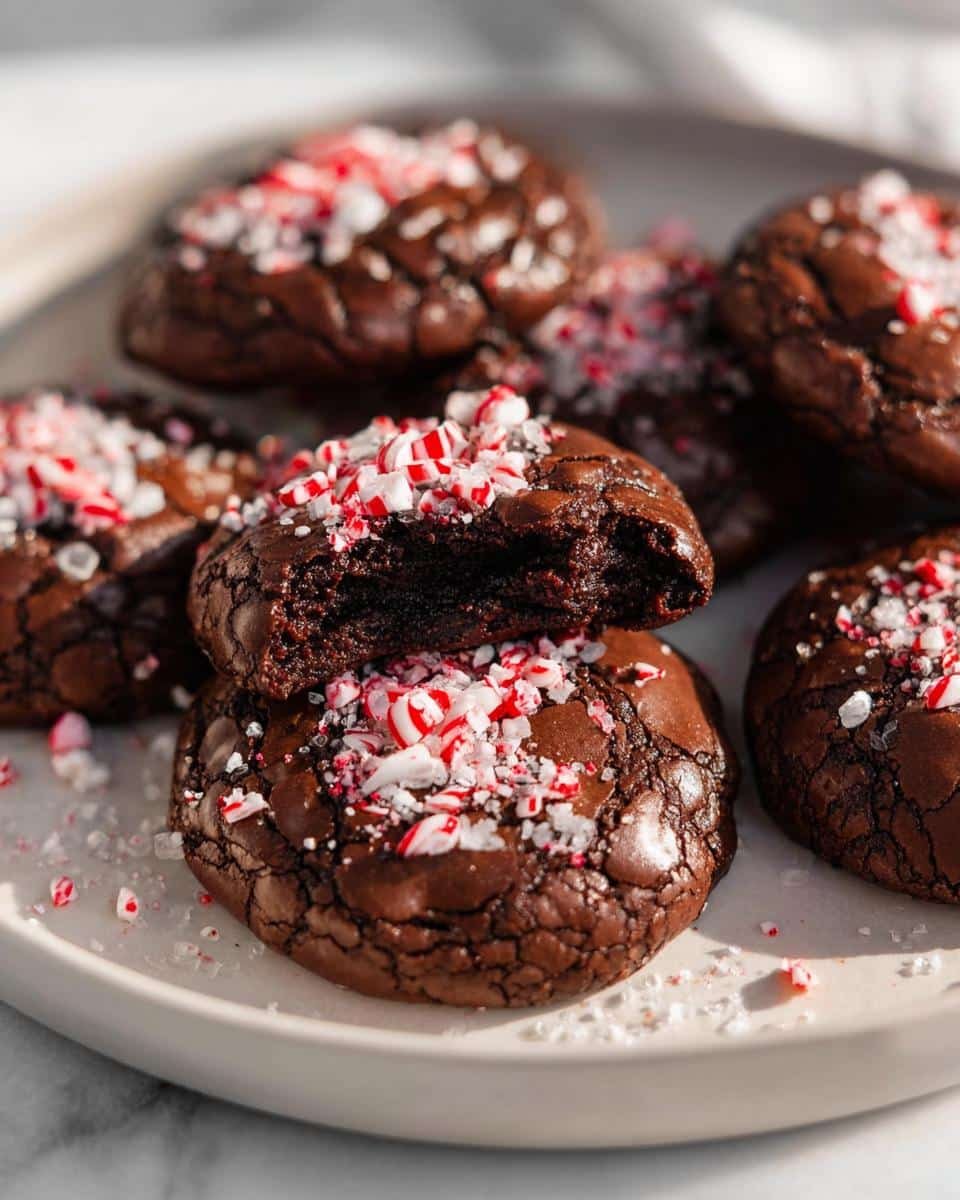 Irresistible Fudgy Peppermint Brownie Cookies in 30 Minutes 4 Fudgy Peppermint Brownie Cookies - detail 1