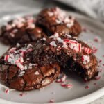 Fudgy Peppermint Brownie Cookies