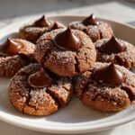 Gingerbread Kiss Cookies