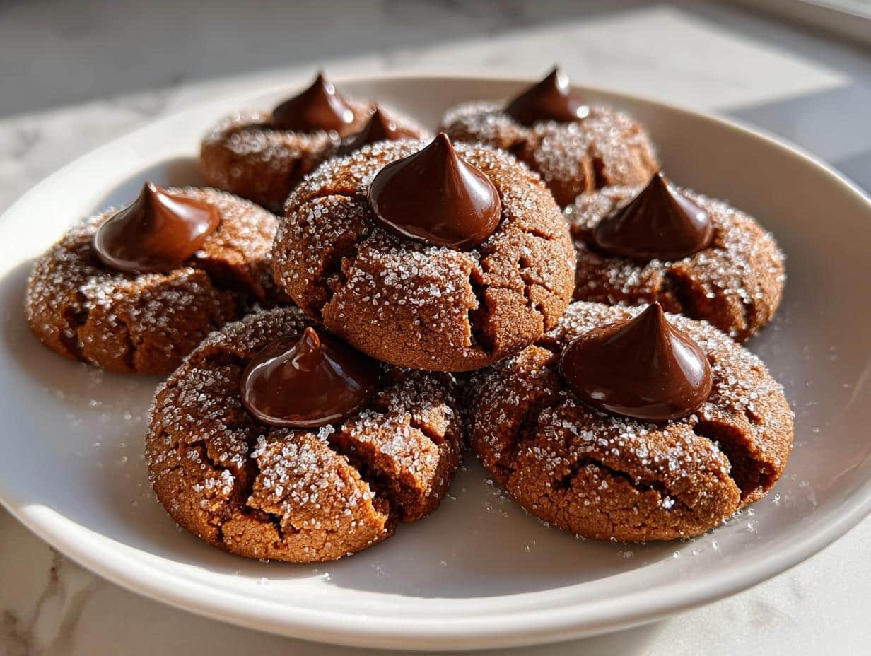 5-Star Gingerbread Kiss Cookies That Melt with Flavor
