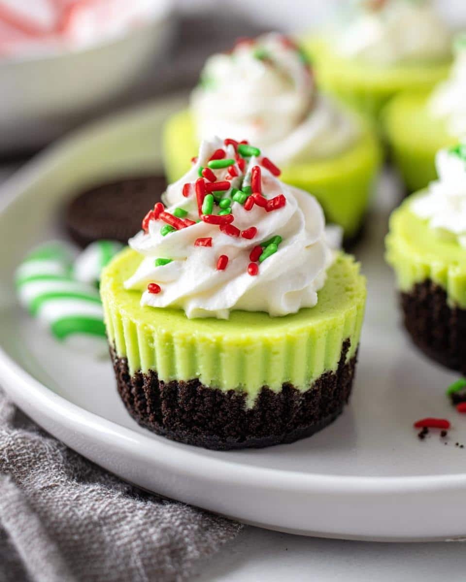 Grinch Mini Cheesecakes - detail 2