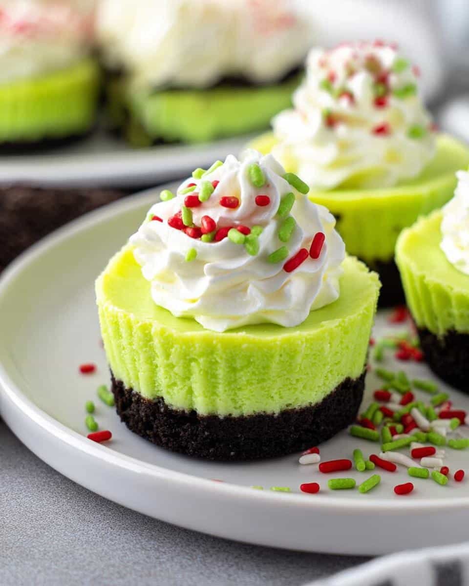 25 Irresistible Grinch Mini Cheesecakes for Christmas Magic 7 Grinch Mini Cheesecakes - detail 3