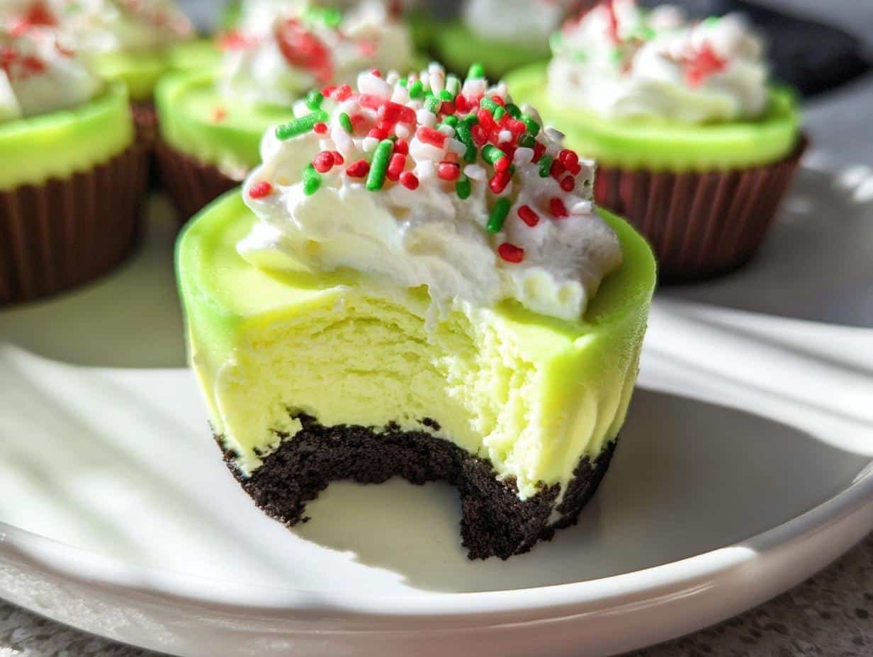 25 Irresistible Grinch Mini Cheesecakes for Christmas Magic