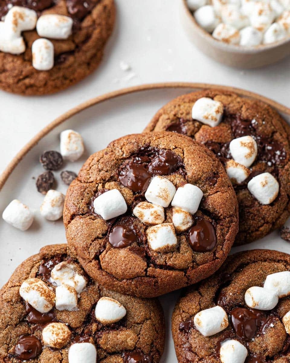 Hot Chocolate Cookies with Mini Marshmallows - detail 2