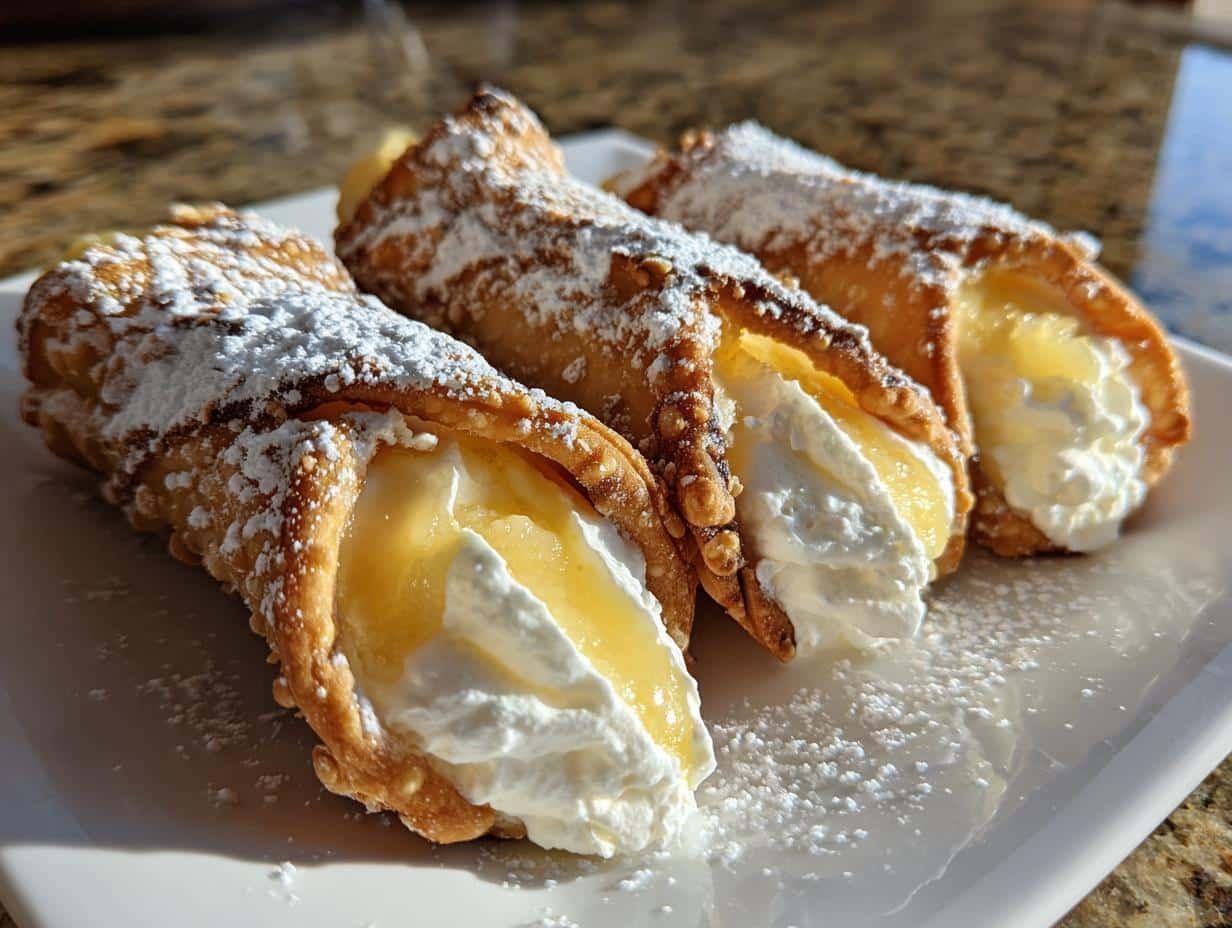 Lemon Meringue Pie Cannoli