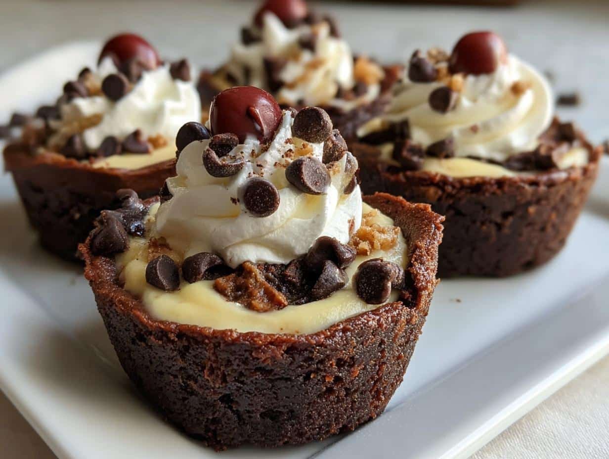 Irresistible Loaded Brownie Cheesecake Dessert Cups Recipe