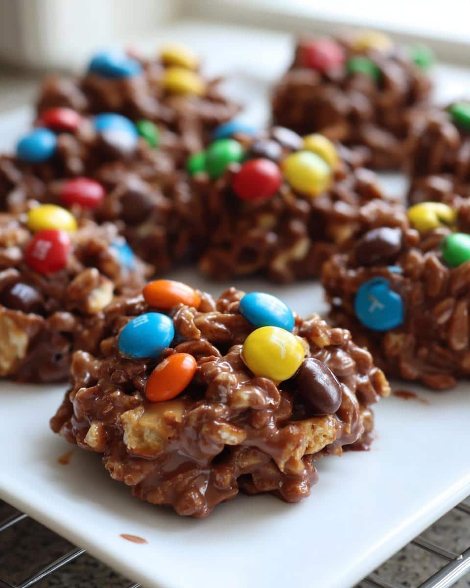 Irresistible M&M Chocolate Candy Clusters in 30 Minutes 8 M&M Chocolate Candy Clusters - detail 3