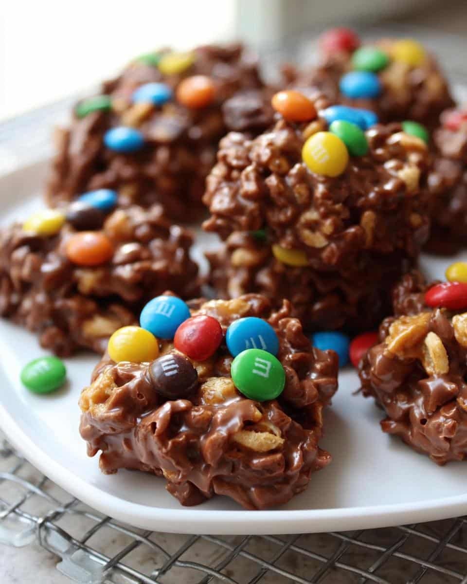 Irresistible M&M Chocolate Candy Clusters in 30 Minutes 9 M&M Chocolate Candy Clusters - detail 4