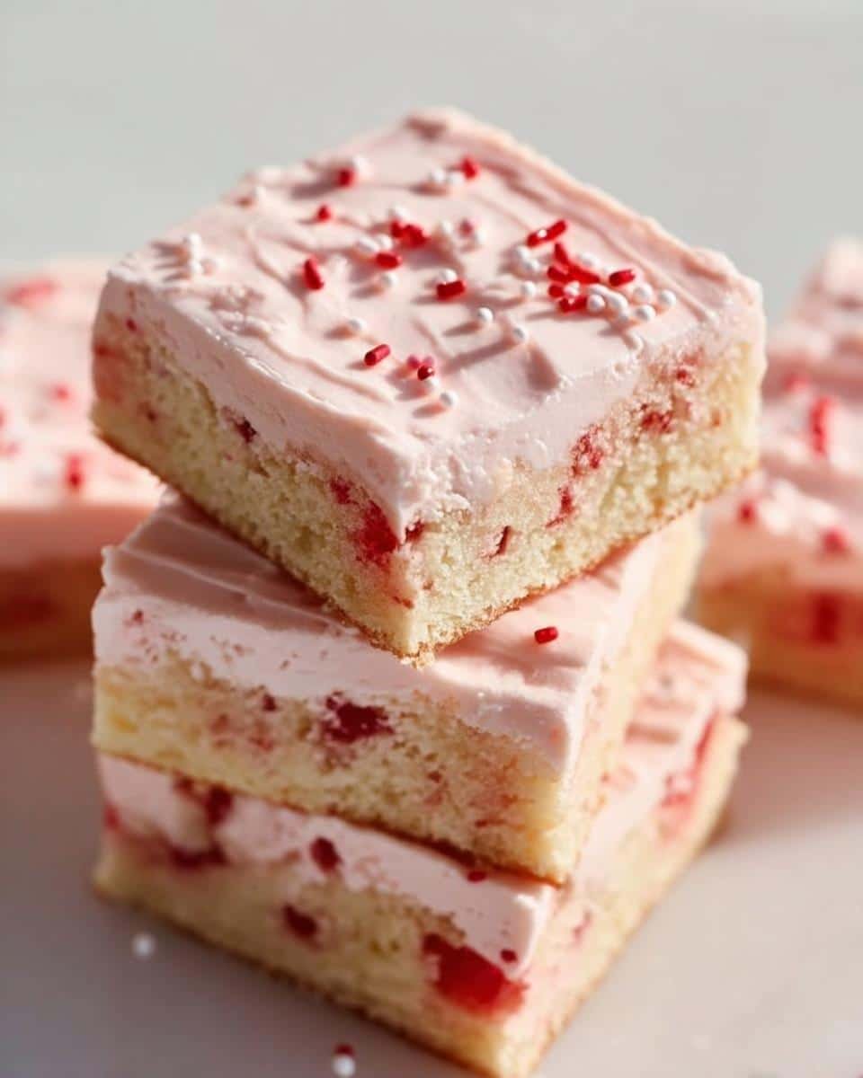 Maraschino Cherry Sugar Cookie Bars with Cream Cheese Frosting 4 Maraschino Cherry Sugar Cookie Bars with Cream Cheese Frosting - detail 1