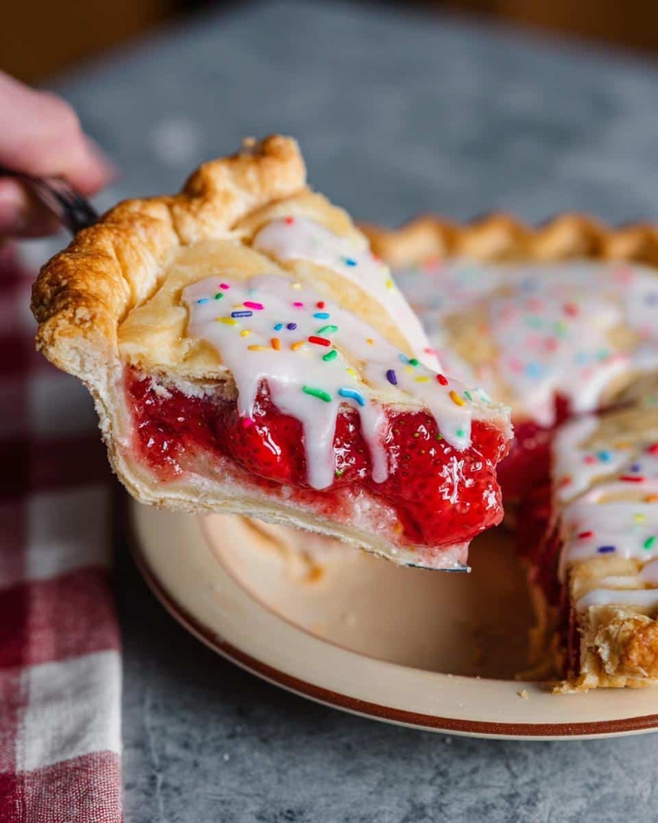 Strawberry Tart Pie: A Heavenly 4-Ingredient Showstopper 4 Strawberry Tart Pie - detail 1