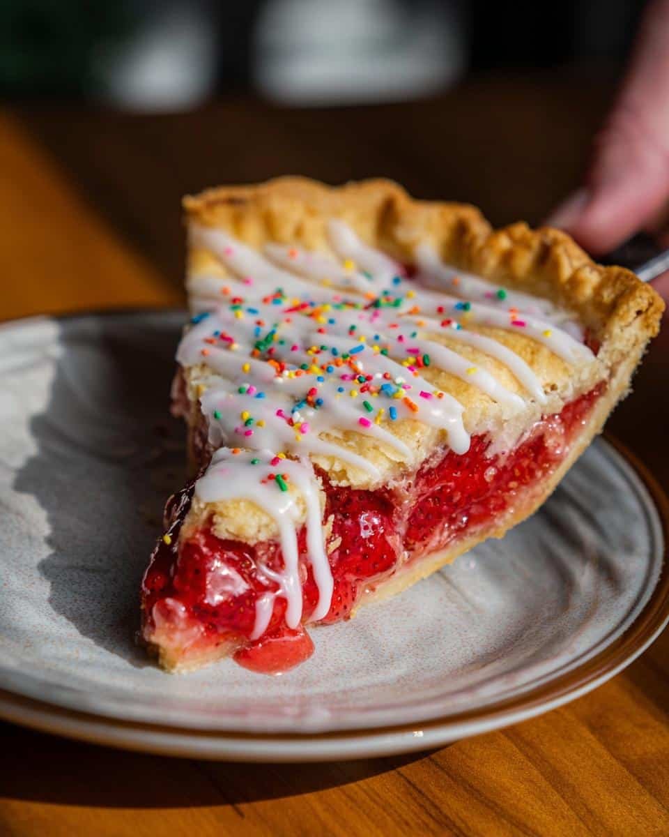 Strawberry Tart Pie: A Heavenly 4-Ingredient Showstopper 5 Strawberry Tart Pie - detail 2