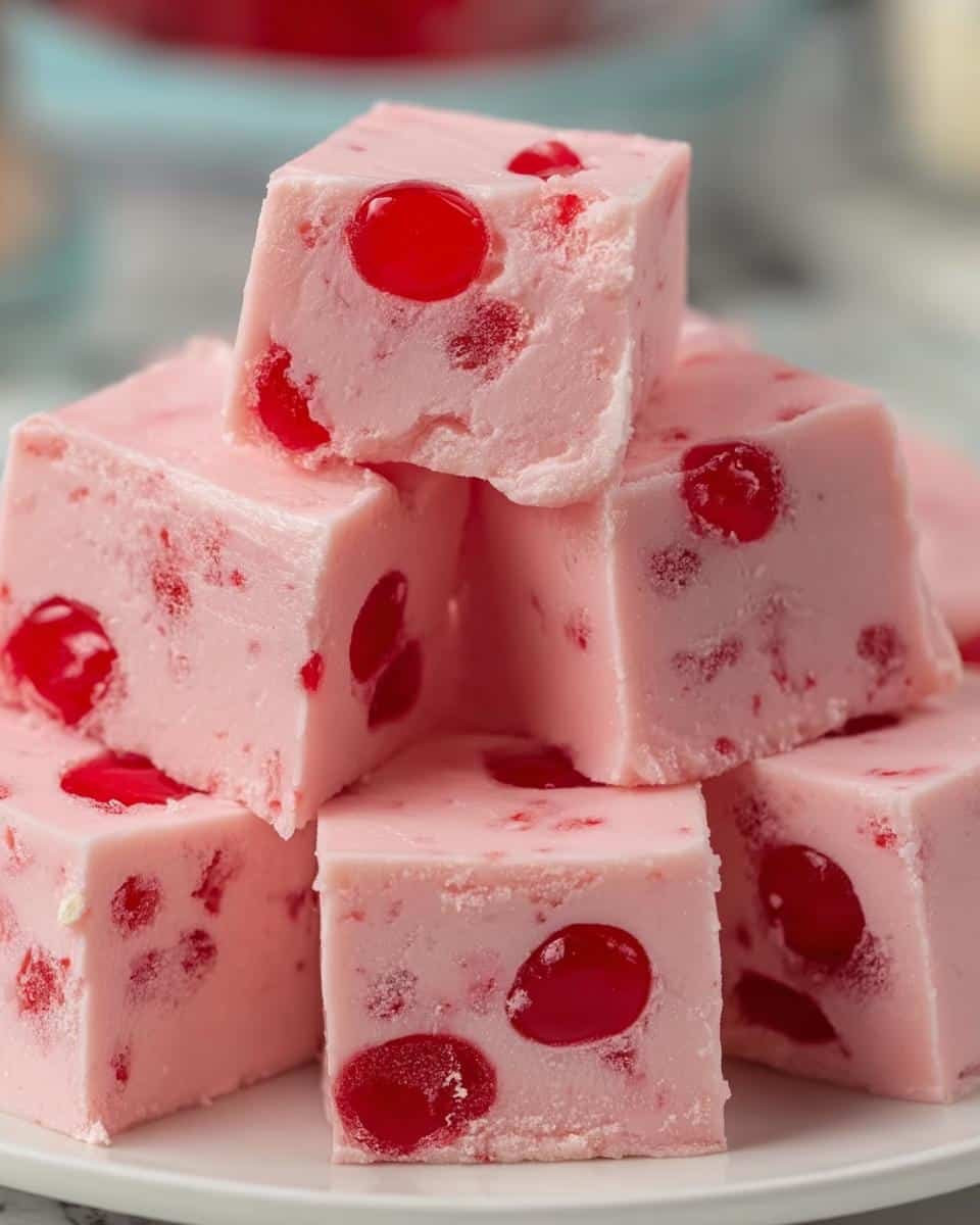 Dreamy White Chocolate Cherry Fudge in Just 4 Hours 4 White Chocolate Cherry Fudge - detail 1