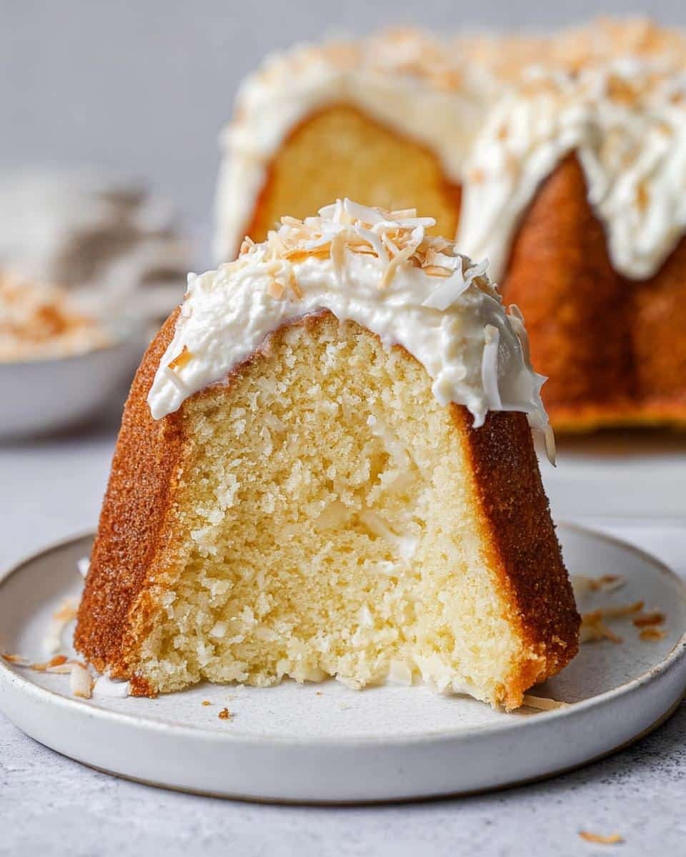 Irresistible White Chocolate Coconut Pound Cake Recipe 4 White Chocolate Coconut Pound Cake - detail 1